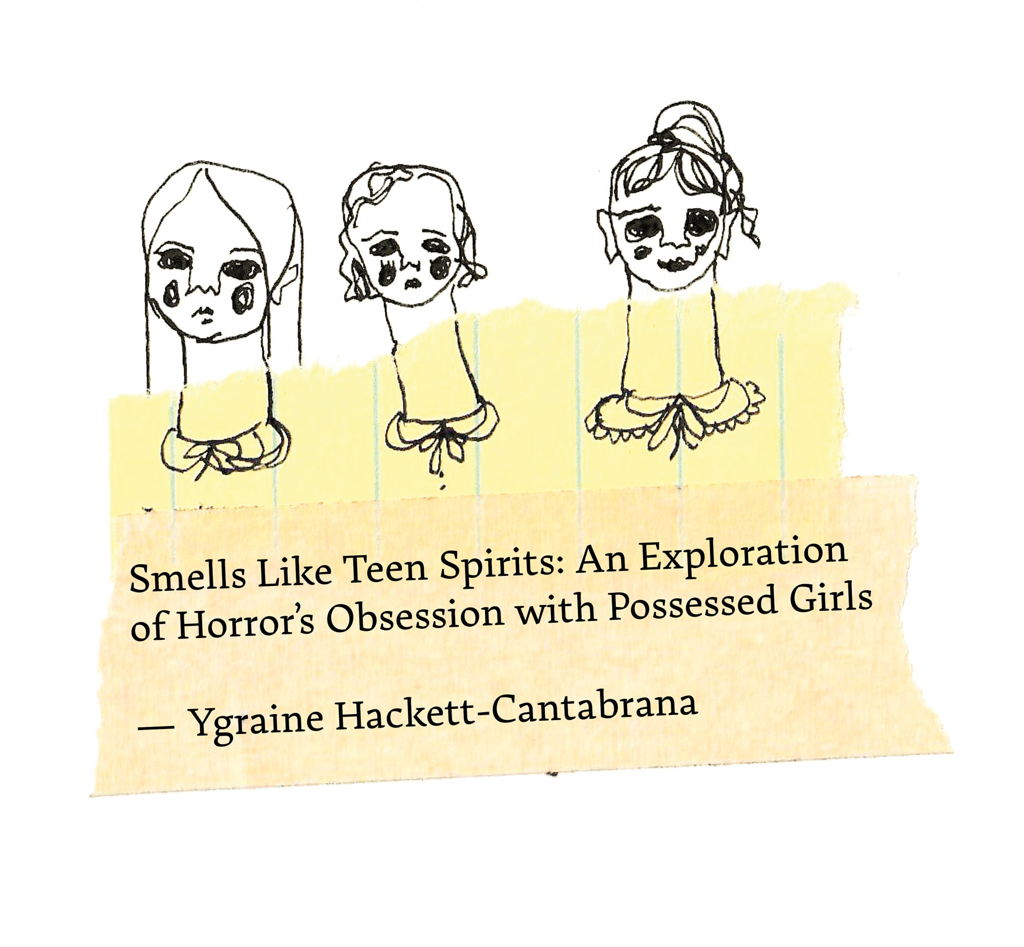 illustration for Smells Like Teen Spirits: An Exploration of Horror’s Obsession with Possessed Girls