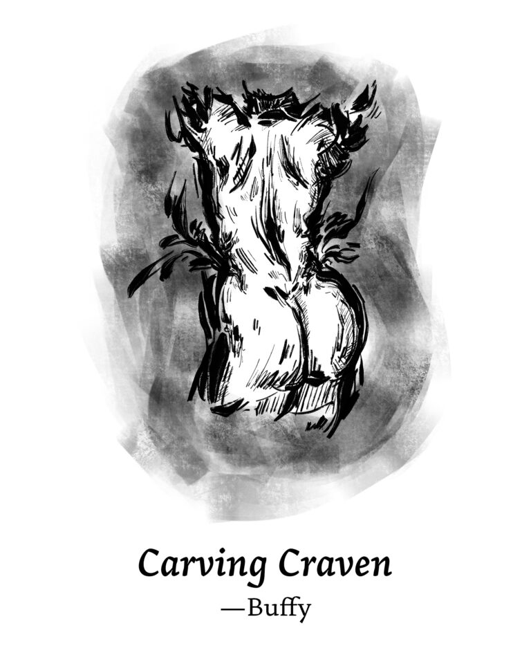 Illustration for Carving Craven by Buffy