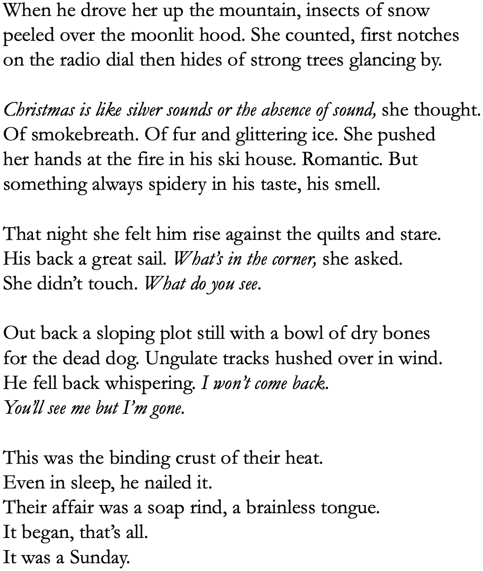Image of poem Wendigo by Linda Wojtowick