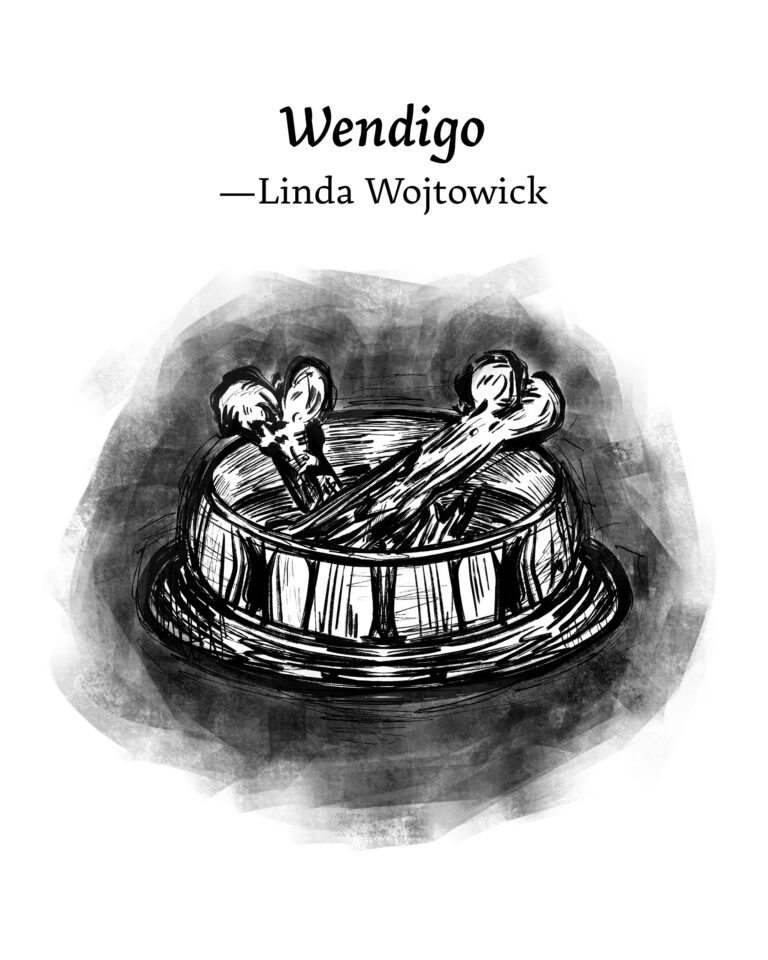 Illustration for Wendigo by Linda Wojtowick