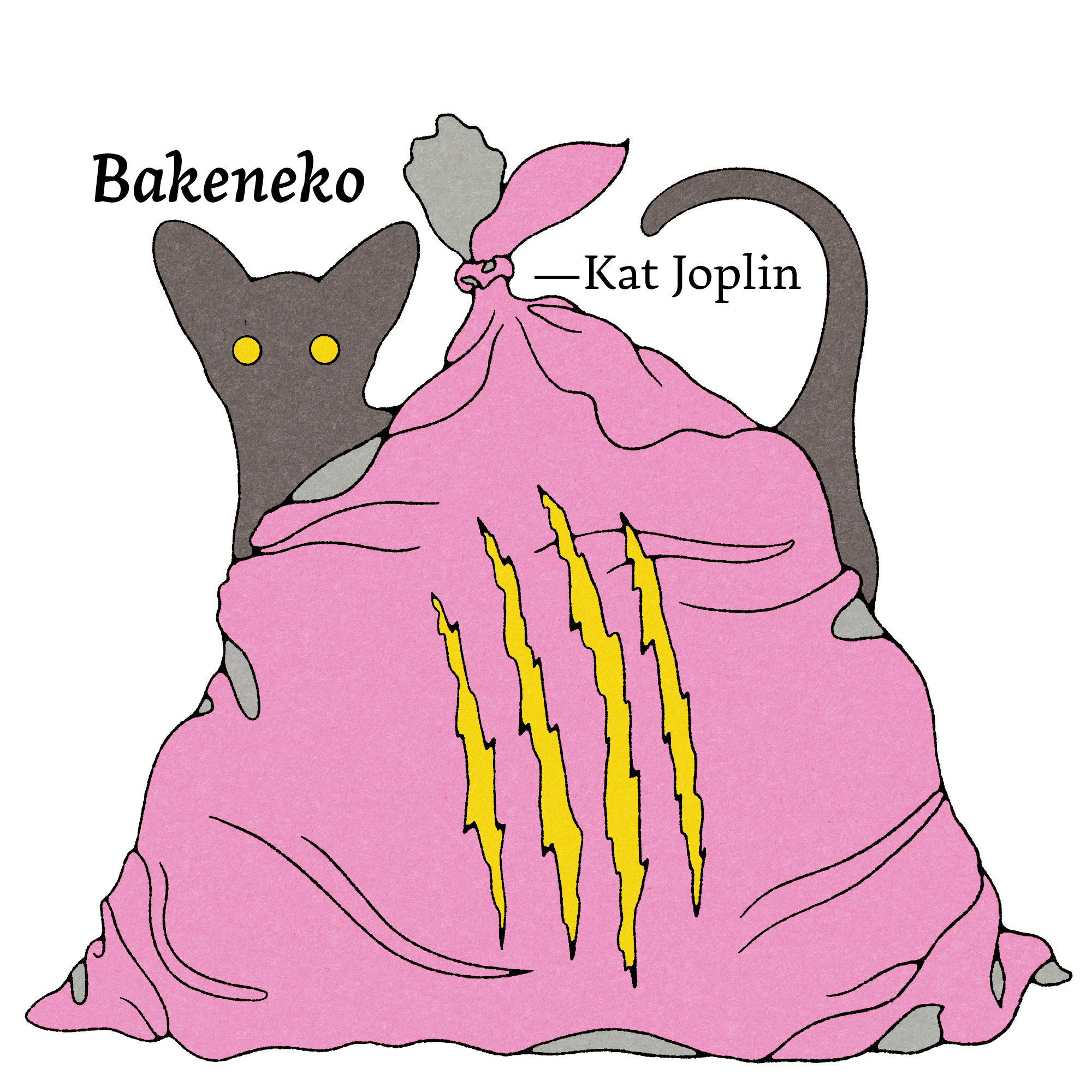 Illustration of Bakeneko by Kat Joplin