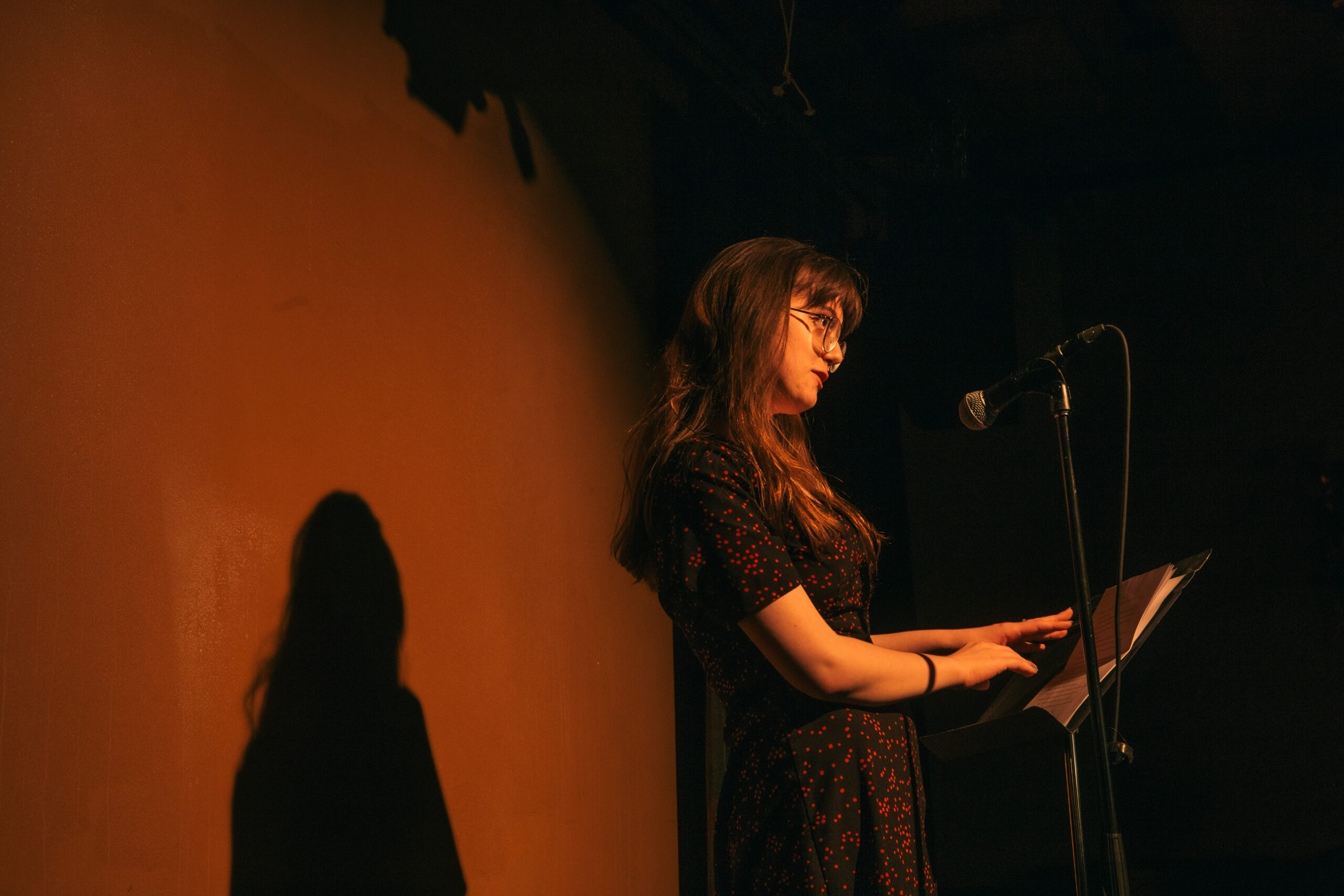 Image of Rachael Severino reading at Dixon Place Event 